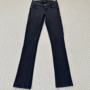 Guess off black straight leg jeans